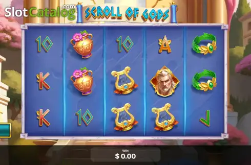 Скрин2. Scroll of Gods слот