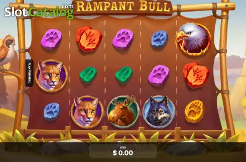 Скрин2. Rampant Bull слот