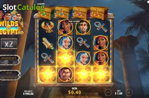 Скрин3. Wilds of Egypt слот