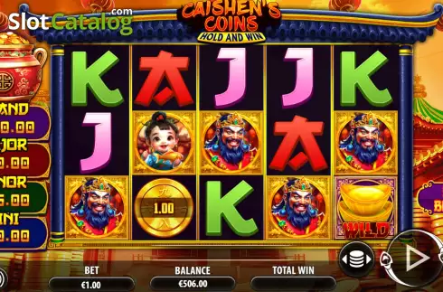 Скрин2. Caishen's Coins (Playzia) слот