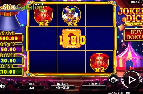 Скрин3. Joker's Dice слот