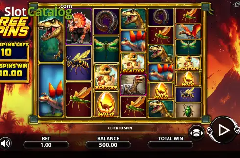 Скрин4. T-Rex Treasure Hunt слот
