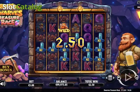 Скрин6. Dwarves Treasure Race слот