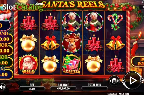 Скрин2. Santa's Reels (Playzia) слот