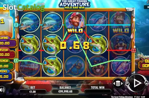 Скрин3. The Great Fishing Adventure слот