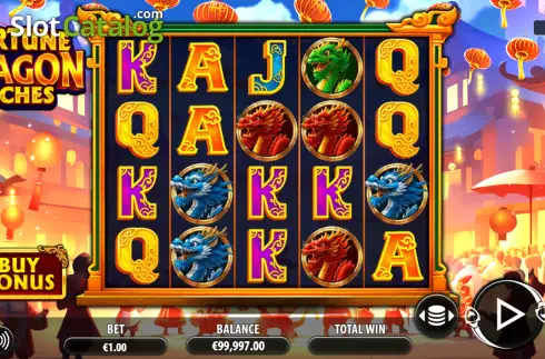 Скрин2. Fortune Dragon Riches слот