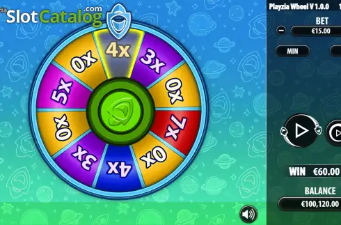 Скрин3. Playzia Wheel слот