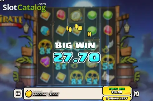 Скрин3. Pirate Party (Pocket Play) слот