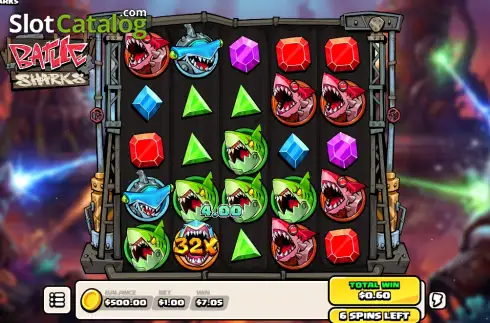 Скрин3. Battle Sharks слот