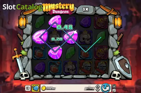 Скрин3. Mystery Dungeon слот