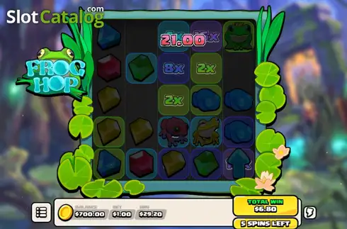 Скрин3. Frog Hop слот