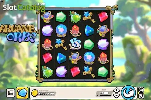 Скрин2. Arcane Orbs слот