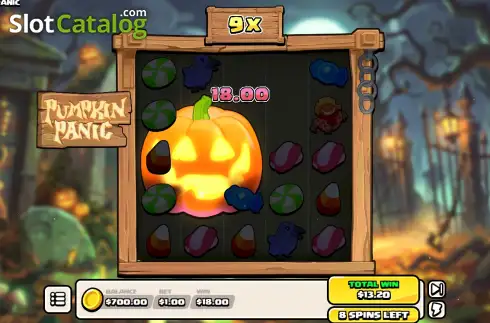Скрин3. Pumpkin Panic слот