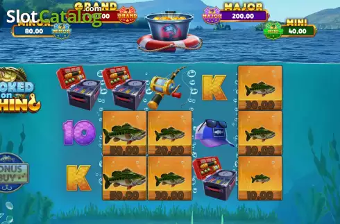 Скрин2. Hooked on Fishing слот