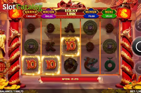 Скрин3. Caishen's Lucky Link слот