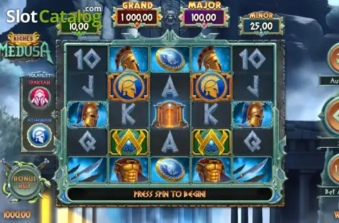 Скрин2. Riches of Medusa слот