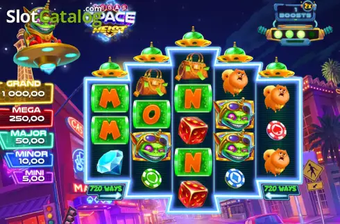 Скрин2. Vegas Space Heist слот