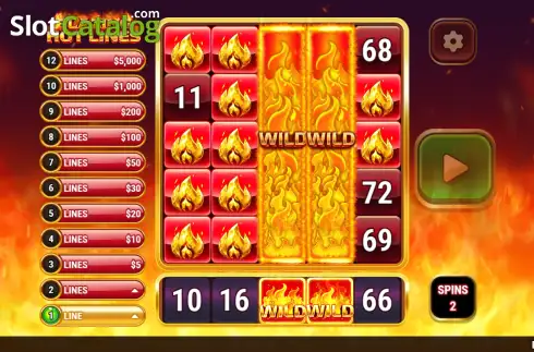 Скрин3. Blazing Hot Lines слот