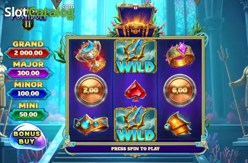 Скрин2. Coins of Poseidon 2 слот