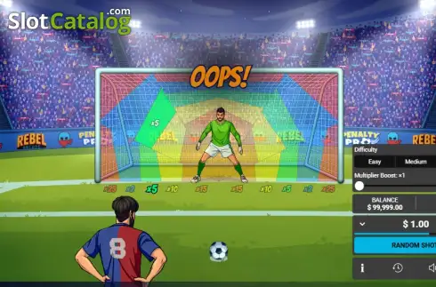 Скрин2. Penalty Pro (Rebel Arcade) слот