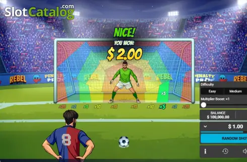 Скрин3. Penalty Pro (Rebel Arcade) слот