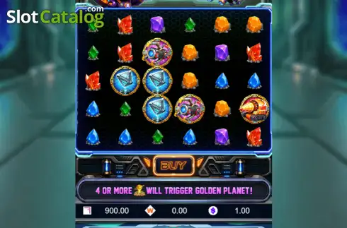 Скрин2. Galactic Gold Rush слот