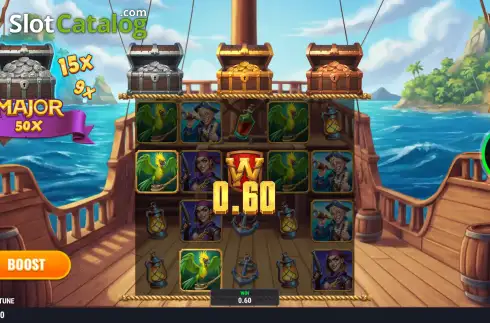 Скрин3. Pirate's Fight for Fortune слот