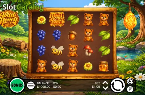 Скрин2. Wild Honey (Redshift Interactive) слот