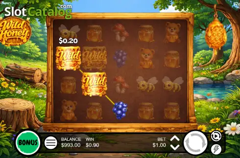 Скрин3. Wild Honey (Redshift Interactive) слот