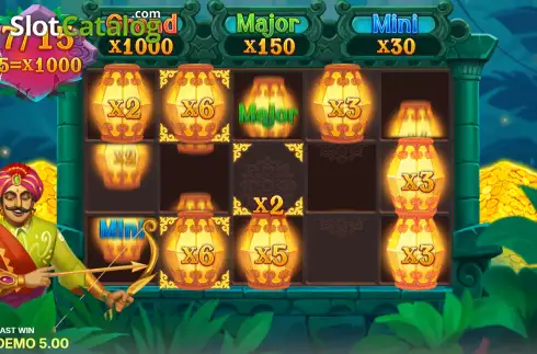 Скрин3. Raja Hunter: Hold and Win слот