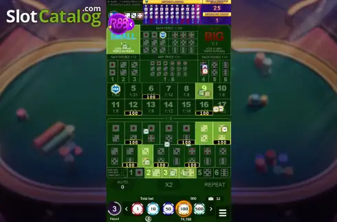 Скрин3. Super Sic Bo 888 слот