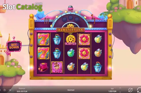 Скрин2. Hamsterpunk Wheel of Love слот