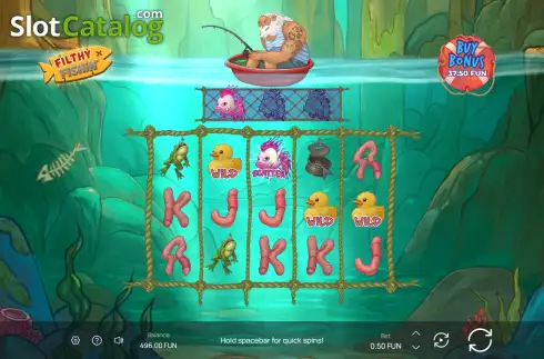 Скрин2. Filthy Fishin слот