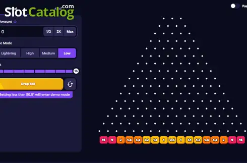 Скрин2. Plinko (Roobet Games) слот