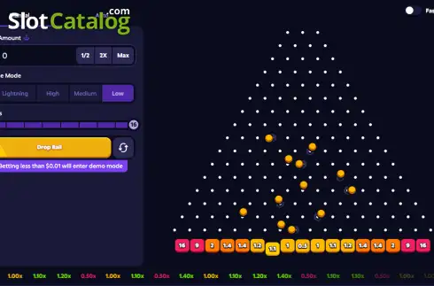 Скрин3. Plinko (Roobet Games) слот