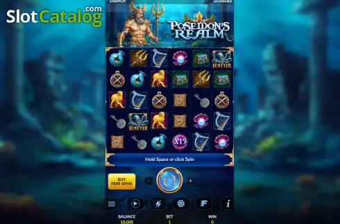 Скрин2. Poseidon’s Realm (SabaPlay) слот