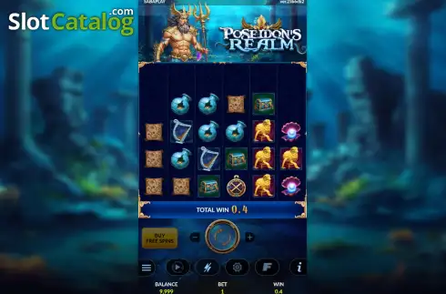 Скрин3. Poseidon’s Realm (SabaPlay) слот