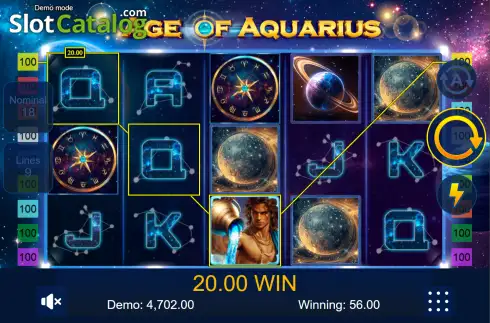 Скрин3. Age of Aquarius слот