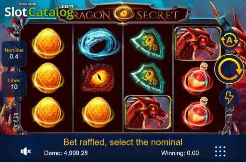 Скрин2. Dragon's Secret (SlotoLand) слот