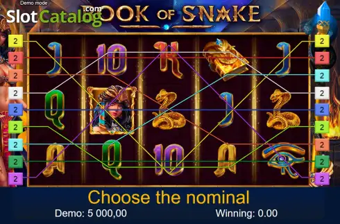 Скрин2. Book of Snake слот