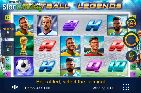 Скрин2. Football Legends слот