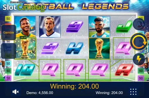 Скрин3. Football Legends слот