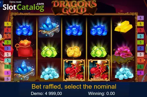 Скрин2. Dragons Gold (SlotoLand) слот