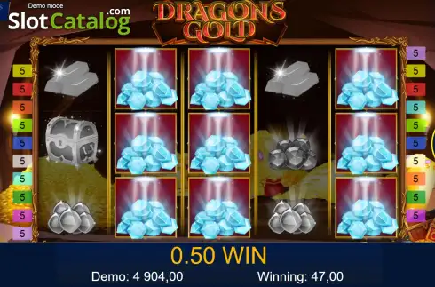 Скрин3. Dragons Gold (SlotoLand) слот