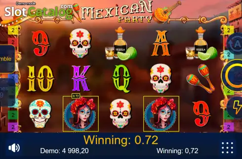 Скрин3. Mexican Party слот