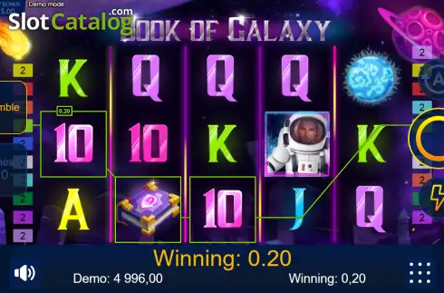Скрин3. Book of Galaxy слот