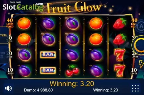 Скрин3. Fruit Glow слот