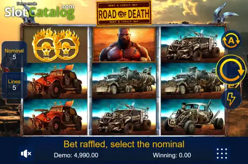 Скрин2. Road of Death слот