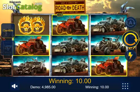 Скрин3. Road of Death слот