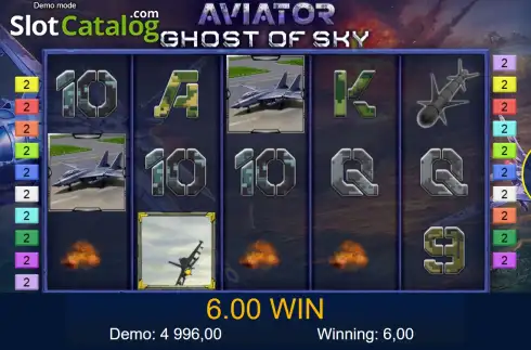 Скрин3. Aviator: Ghost of Sky слот